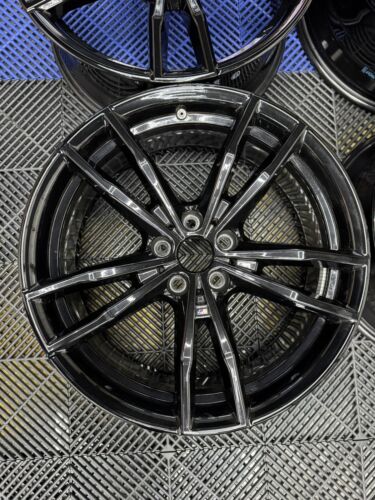 BMW M2 OEM Wheels 8090094bla Factory Original Gloss Black 19x8