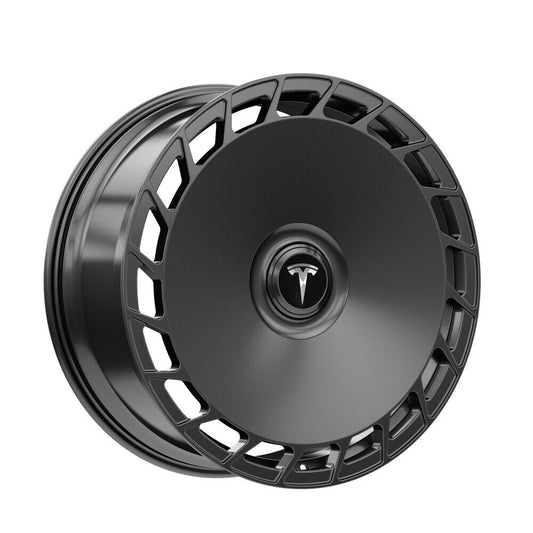 24" 24x10 ALT PL1 Full Forged Satin Black wheels for Tesla Cyber Truck