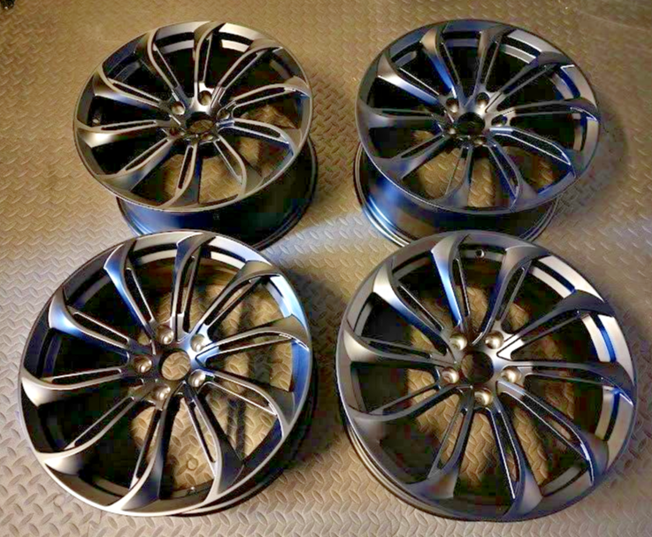 19" 19x8.5 Forged Custom Matte Black wheels for Tesla Model 3 Y