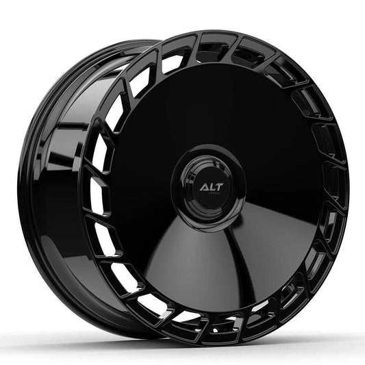 24" 24x10 ALT PL1 Full Forged GLOSS Black wheels for Tesla Cyber Truck