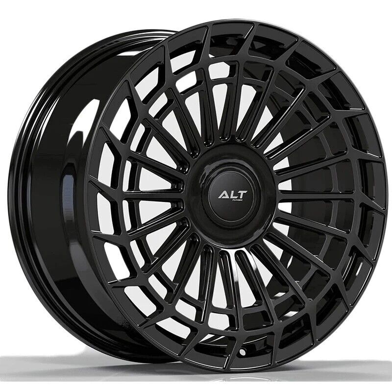 22" 22x10.5 ALT PL15 Forged Gloss Black wheels for G Wagon w464 G550 G63 W463