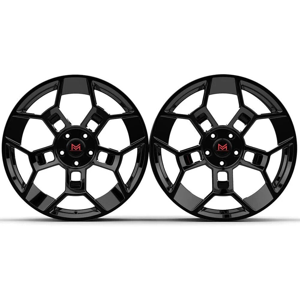 MM RF-M17 Rotary Forged GTD Style wheels 20x10 / 20x11 for Ford Mustang GT, Dark