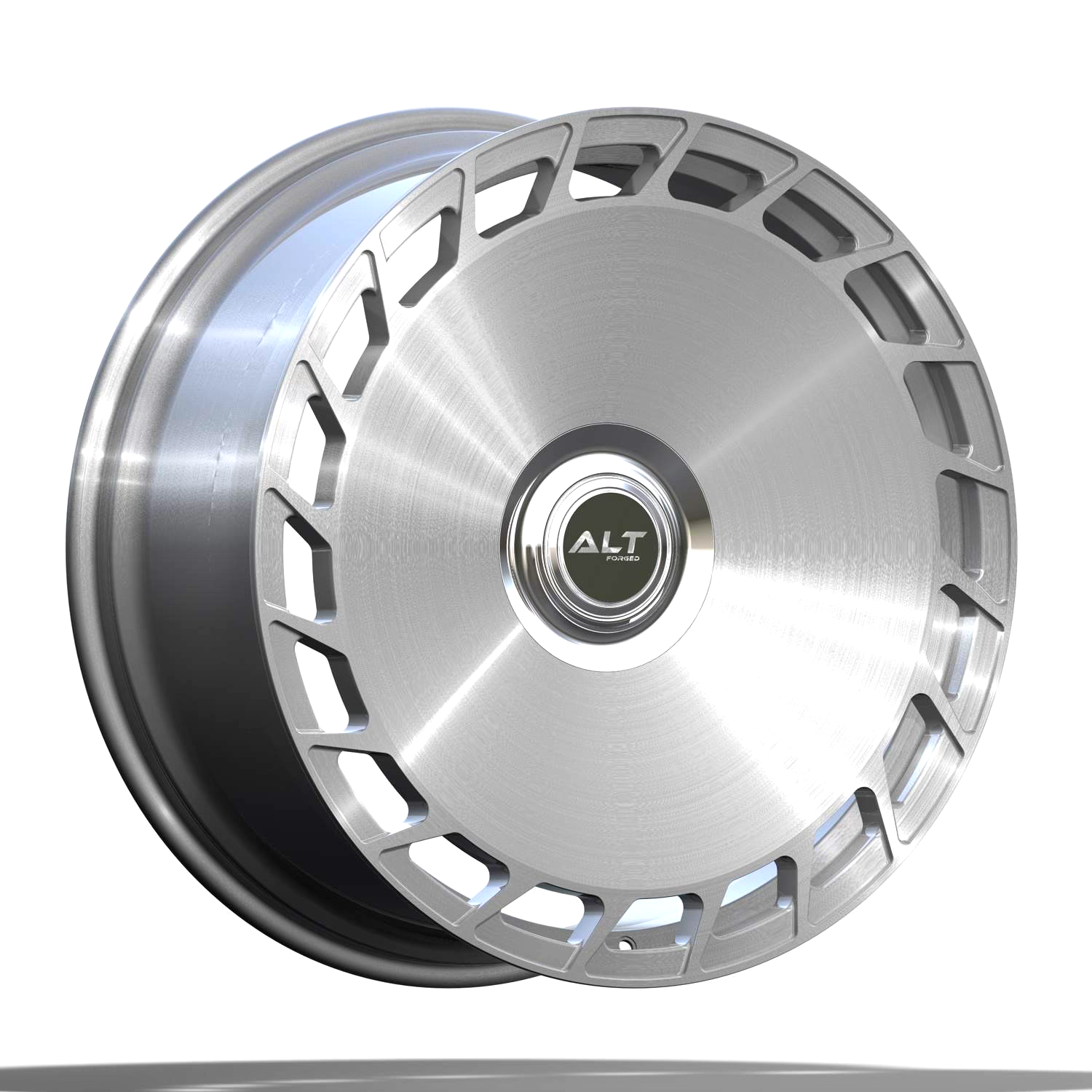 22" 22x9 ALT PL1 Full Forged Brushed Aluminum wheels for Tesla Cyber Truck